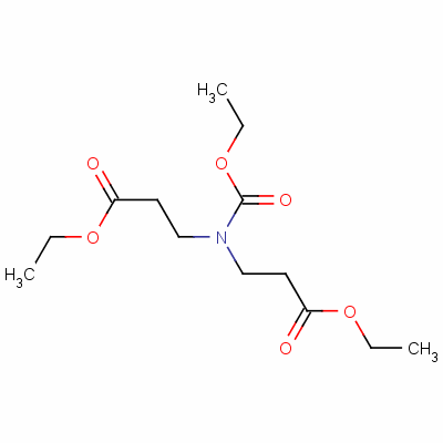 N-乙氧基羰基-3-(2-乙氧基羰基乙基氨基)-丙酸乙酯結(jié)構(gòu)式_83783-66-8結(jié)構(gòu)式