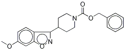 6-甲氧基-3-[4-(n-芐氧基羰基)哌啶基]-1,2-苯異噁唑結(jié)構(gòu)式_84163-07-5結(jié)構(gòu)式