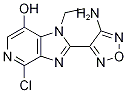 2-(4-氨基-1,2,5-噁二唑-3-基)-4-氯-1-乙基-1H-咪唑并[4,5-c]吡啶-7-醇結(jié)構(gòu)式_842149-46-6結(jié)構(gòu)式