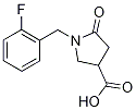 1-(2-氟芐基)-5-氧代吡咯烷-3-羧酸結構式_845546-24-9結構式