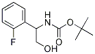 1-(2-氟-苯基)-2-羥基-乙基-氨基甲酸叔丁酯結(jié)構(gòu)式_847686-72-0結(jié)構(gòu)式