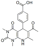 4-(6-乙酰基-1,3,7-三甲基-2,4-二氧代-1,2,3,4,5,8-六氫吡啶并[2,3-d]嘧啶)苯甲酸結(jié)構(gòu)式_848029-08-3結(jié)構(gòu)式