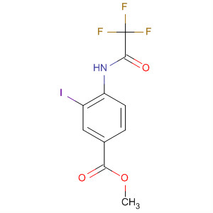 3-碘-4-[(三氟乙?；?氨基]苯甲酸甲酯結(jié)構(gòu)式_848485-43-8結(jié)構(gòu)式