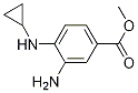 3-氨基-4-(環(huán)丙基氨基)苯甲酸甲酯結(jié)構(gòu)式_848819-84-1結(jié)構(gòu)式