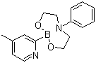 4-甲基吡啶-2-硼酸 N-苯基二乙醇胺酯結構式_849100-03-4結構式
