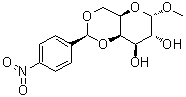 甲基-4,6-O-(4-硝基苯亞甲基)-α-D-吡喃半乳糖苷結(jié)構(gòu)式_849366-08-1結(jié)構(gòu)式