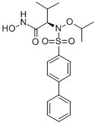 (2R)-2-[([1,1μ-聯(lián)苯]-4-基磺?；?(1-甲基乙氧基)氨基]-N-羥基-3-甲基-丁酰胺,(R)-N-羥基-2-(N-異丙氧基聯(lián)苯-4-基磺酰胺)-3-甲基丁酰胺結(jié)構(gòu)式_849773-64-4結(jié)構(gòu)式