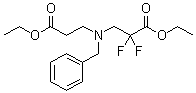 3-(芐基(3-乙氧基-3-氧代丙基)氨基)-2,2-二氟丙酸乙酯結(jié)構(gòu)式_851314-55-1結(jié)構(gòu)式