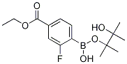 4-乙氧基羰基-2-氟苯硼酸頻那醇酯結(jié)構(gòu)式_851334-92-4結(jié)構(gòu)式