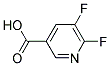 3-Pyridinecarboxylic acid, 5,6-difluoro- Structure,851386-33-9Structure