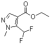 1-甲基-5-(二氟甲基)-1H-吡唑-4-羧酸乙酯結構式_851725-98-9結構式