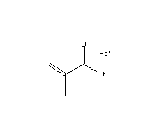 甲基丙烯酸酯銣結(jié)構(gòu)式_85184-14-1結(jié)構(gòu)式