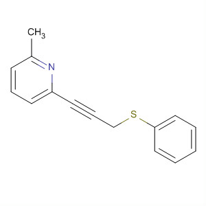 2-甲基-6-[3-(苯基硫代)-1-丙炔-1-基]吡啶結構式_851855-84-0結構式