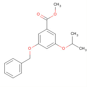 3-(芐氧基)-5-異丙氧基苯甲酸甲酯結(jié)構(gòu)式_852520-42-4結(jié)構(gòu)式
