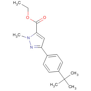 3-(4-叔丁基苯基)-1-甲基-1H-吡唑-5-羧酸乙酯結(jié)構(gòu)式_852814-94-9結(jié)構(gòu)式