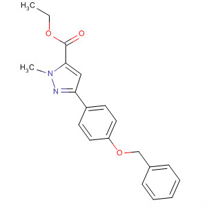 3-(4-(芐氧基)苯基)-1-甲基-1H-吡唑-5-羧酸乙酯結(jié)構(gòu)式_852816-09-2結(jié)構(gòu)式