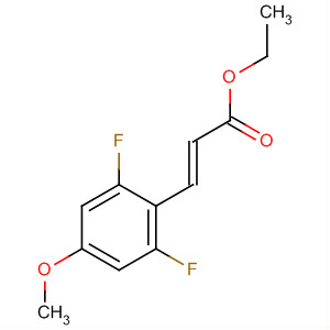 (2E)-3-(2,6-二氟-4-甲氧基苯基)-2-丙酸乙酯結(jié)構(gòu)式_858114-78-0結(jié)構(gòu)式