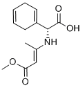 (R)-(+)-alpha-[(3-甲氧基-1-甲基-3-氧代-1-丙烯基)氨基]-1,4-環(huán)己二烯-1-乙酸鈉結構式_85896-06-6結構式
