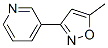 5-甲基-3-(吡啶-3-基)異噁唑結(jié)構(gòu)式_85903-32-8結(jié)構(gòu)式