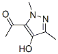  1-(4-羥基-1,3-二甲基-1H-吡唑-5-基)-乙酮結(jié)構(gòu)式_85985-63-3結(jié)構(gòu)式