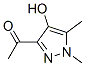  1-(4-羥基-1,5-二甲基-1H-吡唑-3-基)-乙酮結(jié)構(gòu)式_85985-64-4結(jié)構(gòu)式