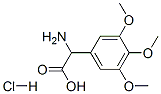 2-氨基-2-(3,4,5-三甲氧基苯基)乙酸鹽酸鹽結(jié)構(gòu)式_86053-95-4結(jié)構(gòu)式