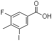 3-氟-4-甲基-5-碘苯甲酸結構式_861905-94-4結構式