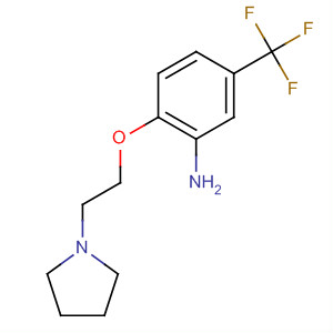2-(2-(吡咯烷-1-基)乙氧基)-5-(三氟甲基)苯胺結(jié)構(gòu)式_862873-91-4結(jié)構(gòu)式