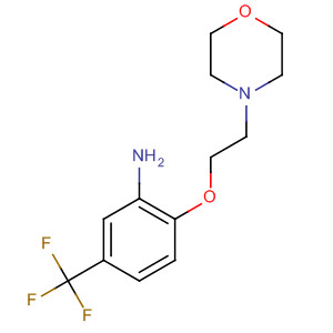 2-(2-嗎啉乙氧基)-5-(三氟甲基)苯胺結(jié)構(gòu)式_862873-92-5結(jié)構(gòu)式