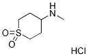 N-甲基四氫-2H-硫代吡喃-4-胺 1,1-二氧化物鹽酸鹽結構式_863248-54-8結構式