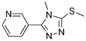4-甲基-3-甲基硫代-5-(3-吡啶)-1,2,4-噻唑結(jié)構(gòu)式_863713-24-0結(jié)構(gòu)式