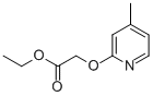 (4-甲基-吡啶-2-基氧基)-乙酸乙酯結構式_864684-80-0結構式