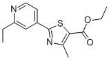 2-(2-乙基-吡啶-4-基)-4-甲基-噻唑-5-羧酸乙酯結(jié)構(gòu)式_864684-98-0結(jié)構(gòu)式