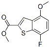 7-氟-4-甲氧基-苯并[b]-噻吩-2-羧酸甲酯結(jié)構(gòu)式_864685-38-1結(jié)構(gòu)式