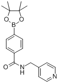 N-吡啶-4-甲基-4-(4,4,5,5-四甲基-[1,3,2]二噁硼烷-2-基)-苯甲酰胺結(jié)構(gòu)式_864754-25-6結(jié)構(gòu)式