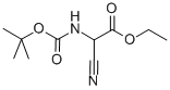 2-(叔丁氧基羰基氨基)-2-氰基乙酸乙酯結(jié)構(gòu)式_865370-16-7結(jié)構(gòu)式