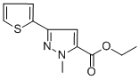 1-甲基-3-噻吩-2-基-1H-吡唑-5-羧酸乙酯結構式_868755-61-7結構式