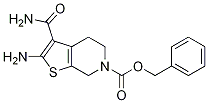 2-氨基-3-氨基甲酰-4,7-二氫-5H-噻吩并[2,3-c]吡啶-6-羧酸 
芐酯結(jié)構(gòu)式_869278-52-4結(jié)構(gòu)式