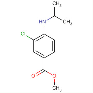 3-氯-4-(異丙基氨基)苯甲酸甲酯結(jié)構(gòu)式_869569-65-3結(jié)構(gòu)式