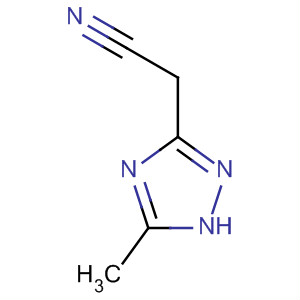 2-(5-甲基-4H-1,2,4-噻唑-3-基)乙腈結(jié)構(gòu)式_86999-26-0結(jié)構(gòu)式