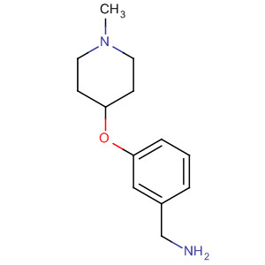3-(1-甲基-哌啶-4-基氧基)-芐胺結構式_870062-30-9結構式