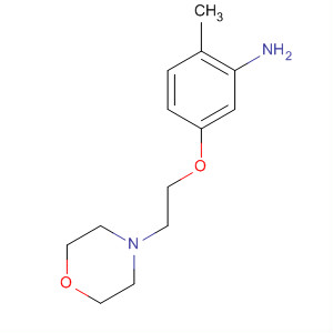 2-甲基-5-(2-嗎啉乙氧基)苯胺結構式_870708-38-6結構式