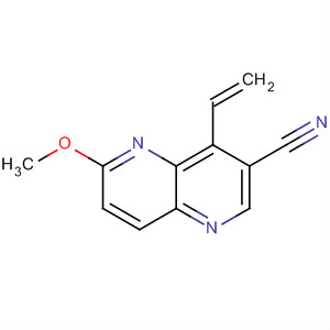 4-乙烯-6-(甲基氧基)-1,5-萘啶-3-甲腈結構式_872714-55-1結構式