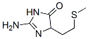 2-氨基-3,5-二氫-5-[2-(甲基硫代)乙基]-4H-咪唑-4-酮結(jié)構(gòu)式_872784-57-1結(jié)構(gòu)式
