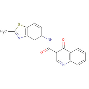 N-(2-甲基苯并噻唑-5-基)-4-氧代-1H-喹啉-3-羧酰胺結(jié)構(gòu)式_873050-61-4結(jié)構(gòu)式