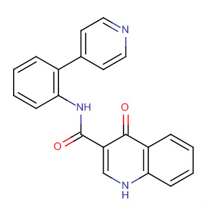4-氧代-n-[2-(4-吡啶)苯基]-1H-喹啉-3-羧酰胺結構式_873050-87-4結構式