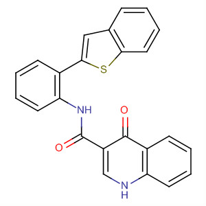 N-(2-(苯并[b]噻吩-2-基)苯基)-1,4-二氫-4-氧代喹啉-3-羧酰胺結(jié)構(gòu)式_873051-87-7結(jié)構(gòu)式