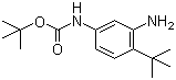 (3-氨基-4-叔丁基-苯基)-氨基甲酸叔丁酯結(jié)構(gòu)式_873055-92-6結(jié)構(gòu)式