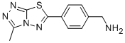 1-[4-(3-甲基[1,2,4]噻唑并[3,4-b][1,3,4]噻二唑-6-基)苯基]甲胺結構式_875001-46-0結構式