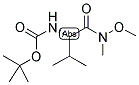 (S)-tert-butyl (1-((methoxymethyl)amino)-4-methyl-1-oxopentan-2-yl)carbamateStructure,87694-50-6Structure (S)-tert-butyl (1-((methoxymethyl)amino)-4-methyl-1-oxopentan-2-yl)carbamate Structure,87694-50-6Structure